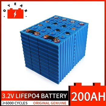 200AH Lifepo4 3.2 V Nabíjateľná Batéria Lítium Železa Fosfát Solárne 8S 24V Batéria S voľným Prepojovacia Pre EV RV Lode
