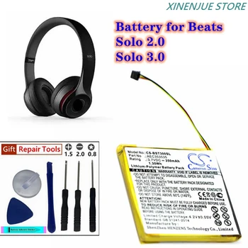 Bezdrôtový Headset Batéria 3.7 V/350mAh AEC353535 pre Beats Solo, 2.0, 3.0 Bezdrôtový Headset Batéria 3.7 V/350mAh AEC353535 pre Beats Solo, 2.0, 3.0 0