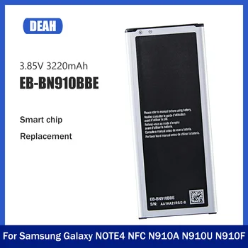 3220mAh EB-BN910BBE Náhradné Batérie Pre Samsung Galaxy NOTE 4 NFC N910A N910C N910F N910H N910U N910V EB-BN910BBU Mobilný Telefón
