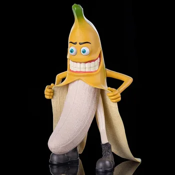 30 cm Zlo Banán Ozdoby WretchedSpoof Hračky, Dekorácie Pán Banán ResinCrafts Ovocie, Hračky Figúrky Domov DecorCreative Dary