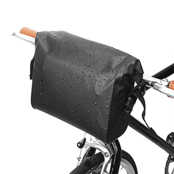 PVC Nepremokavá Taška na Riadidlá Bicykla Roll-top Cyklistická Taška na Riadidlá Kôš pre Horské Bicykle na Elektrický Bicykel, Skúter Taška