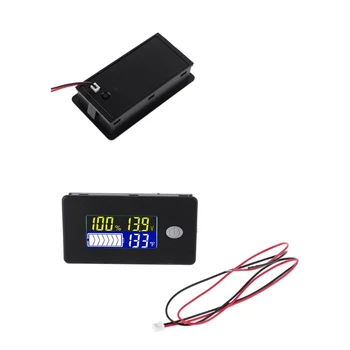 Meter Monitor 10 - 100V Digital Kapacita Tester Kapacita Indikátor Meter Percento Dropship