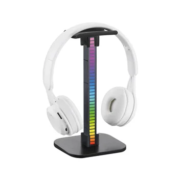 RGB pre Slúchadlá, Stand Hra Headset Stôl Displej Držiak na LED Base USB Vyzdvihnutie Ľahký Headset podporná Konzola-B