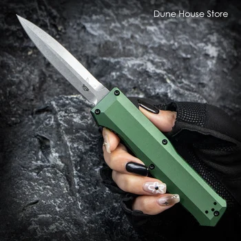 BM 4700 Série OTF Tech Nôž na Lavičke BM4700 Vyrobené výchovy k DEMOKRATICKÉMU občianstvu sebaobrany Ocele D/E Taktické Pocketknives Zelená A43
