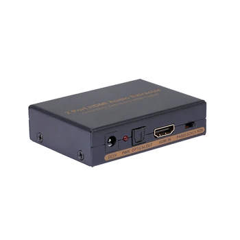 NK-912 2 Port HDMI Video Splitter Prepínač Audio Extractor Audio EDID Nastavenie 2 HDMI Výstup EÚ Konektor Audio Extractor