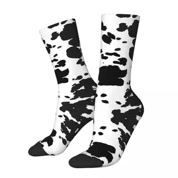 R336 Osadenie Krava Tlač Vzor Najlepšie Kúpiť Pre Humor Grafické Vintage Elastické Ponožky