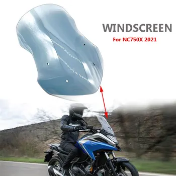 NC750X Motocykel Vietor Štít Screen Protector Diely Na Honda NC 750X NC 750 X 2021 Čelné sklo čelné Sklo