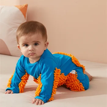 Baby Boy Šaty Dieťa Jednotné Zberného jumpsuit Oblek Pre Druh Novorodenca Trakmi, Dojčenské Oblečenie Čistenie Dieťa Anti-zablokovať Teplé
