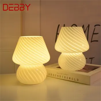 DEBBY Stmievač Tvorivé stolná Lampa Súčasného Húb Stolná LED Svetlo pre vnútorné Spálne Dekorácie