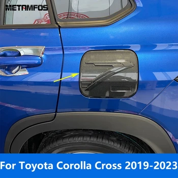 Palivová Nádrž Spp Pre Toyota Corolla Kríž 2019-2021 2022 2023 Uhlíkových Vlákien Olej Výplň Kryt Výbava Nálepky Príslušenstvo Auto Styling