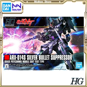 BANDAI Pôvodné HGUC 1/144 Silver Bullet Tlmič Mobile Suit Gundam, Rozprávanie Gunpla Model Auta Montáž/Montáž
