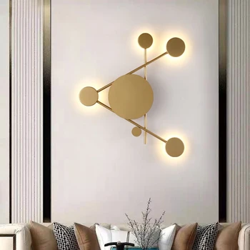 Moderné LED Nástenné svietidlo Koridoru Štúdia Kreatívne Nástenné svietidlo Villa Spálne, Obývacia Izba Pozadí Dekoratívne Osvetlenie Zariadenie