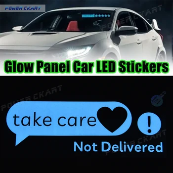 Najnovšie JDM Vlastný DIY EL Svetelný Flexibilné LED Osvetlenie Auto Nálepky LED Zrušiť Automobilový Panel Led Starať