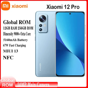 Globálne ROM Xiao 12 Pro 5G Mobilný telefón 6.73