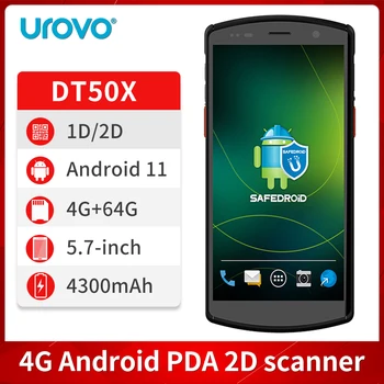Android 11 UROVO DT50 Android pda jednorozmerný dvojrozmerný ručný nástroj data collector sklad logistiky zásob skenovanie