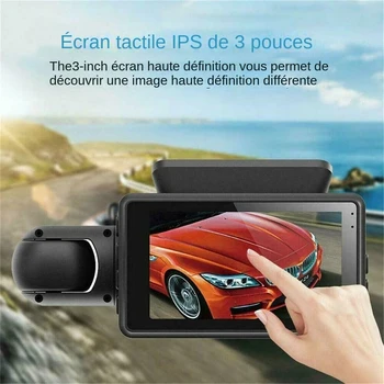 Duálny Objektív Dash Cam pre Autá Black Box HD 1080P Auto Video Rekordér s WIFI Nočné Videnie G-senzor Slučky Nahrávanie, Dvr Auto Kamery