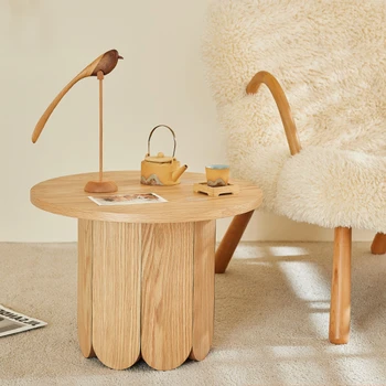 Nordic Kolo Konferenčné Stolíky Nábytok Do Obývacej Izby Jednoduché Čaj Stôl Domov Gauč Strane Tabuľky Dizajnér Tvorivé Japonský Okrúhleho Stola