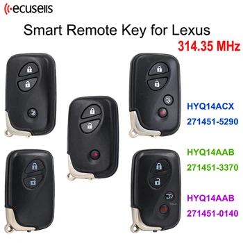 Ecusells Keyless Smart Key 314.3 MHz 5290 3370 0140 Rada pre Lexus ES350 GS300 GS350 GS430 GS460 IS250 IS350 LS460 HYQ14AAB