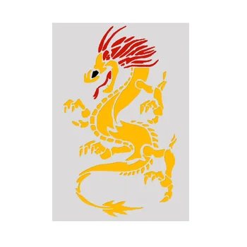 18*26 cm Dragon DIY Vrstvenie Šablón pre album/foto album Maľovanie Zápisník Sfarbenie Razba Album Dekoratívne Šablóny