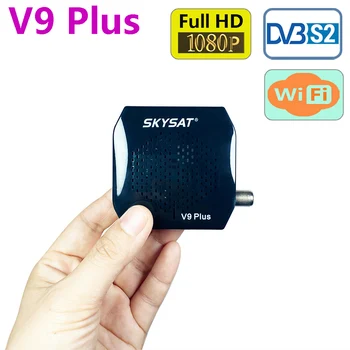 SKYSAT V9 Plus HD Super Mini DVBS2 Satelitný Prijímač podporu CS WiFi 3G PVR V9+
