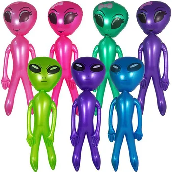 Nafukovacie Cudzincov Pre Dievčatá A Chlapcov Alien Party Dekorácie A Prop - Rôzne Farby