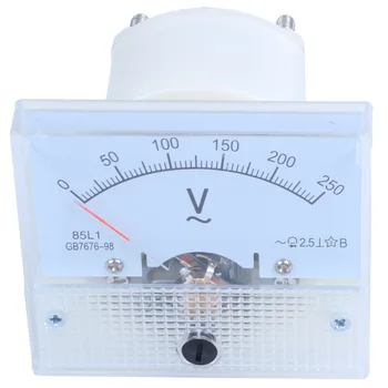 Analógový 85L1 AC 250 V Paneli Meter Voltmeter prístroj na Meranie Inštalácia zariadenia Analógový 85L1 AC 250 V Paneli Meter Voltmeter prístroj na Meranie Inštalácia zariadenia 0