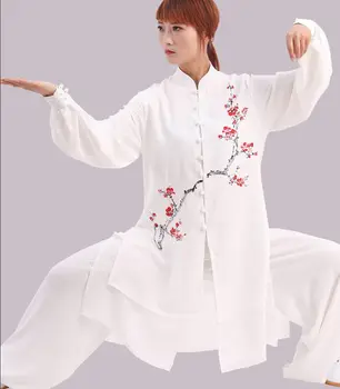 Prispôsobiť unisex Lete&Jar farba slivka kvet tai chi oblečenie taijiquan kung-fu umenie bojových uniforiem wushu vyhovuje