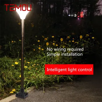 TEMOU Slnečné Svetlo Súčasného Trávnik Lampa 39 LED Vodeodolné IP65 Vonkajšie Dekoratívne Na Nádvorí Park Záhrada