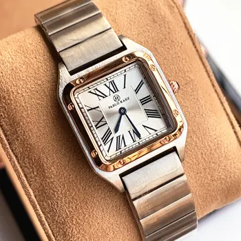 PABLO RAEZ Zbrusu Nové Luxusné Nerezové Náramkové hodinky pre Ženy Móda AAA Top Lady Reloj Mujer Námestie Sledovať Relogio Feminino