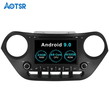 Aotsr Android 9.0 GPS navigácia, Auto DVD Prehrávač Hyundai i10 2013 2014 2015 multimediálne 2 din rádio rekordér 4GB+32 GB 2 GB+16GB