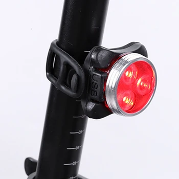 USB Nabíjateľné Svetlo na Bicykel Nastaviť Super Svetlé Predných Svetlometov a Zadných LED Bicyklov Svetla 650mah 4 Svetelného Režimu Voľby
