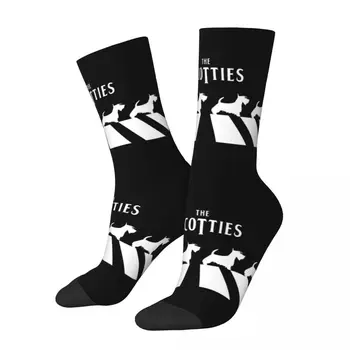 Na Scotties Kontrast, farebné ponožky Elastické Ponožky Grafické Grafické R117 Osadenie