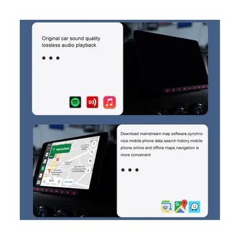 Carplay Ai Box Android 11.0 3+32 G Multimediálny Prehrávač 4GLTE WIFI Audio GPS Navigácie pre Auto