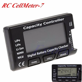 Digitálny Kapacita Batérie Checker RC CellMeter 7 Pre LiPo Život Li-ion, NiMH Nicd