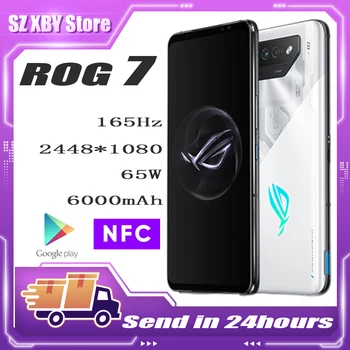 Herný Telefón ROG 7 Globálnej Rom 6.78 palcový Snapdragon 8 Gen 2 165Hz AMOLED 6000mAh 65W Rýchle Nabíjanie ,NFC