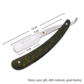 Univinlions ABS plastu komfortná rukoväť skladacia ostrý nôž britva stick pre mužov, ženy holič na holenie nôž fúzy tvár, podpazušie tela