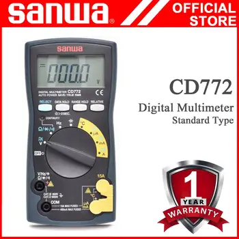 Pôvodné Japonsko Sanwa Digitálnych univerzálnych meracích prístrojov CD772 Ture RMS nový štandardný Originálny Japonsko Sanwa Digital (w/ merania Teploty)