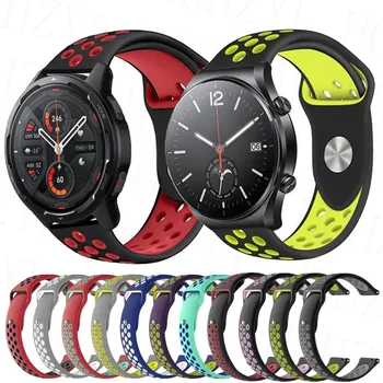 22 mm Silikónové Popruh WatchBand Pre Xiao Sledovať S2 /S1 Aktívny /Farba 2 /Farebný Náramok Rýchle Uvoľnenie Náramok watchband