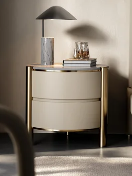 Spálňa nočný stolík 2023 nový minimalistický nočný stolík multifunkčné svetlo luxusné nočný stolík