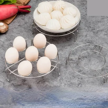 Multi-Funkčné Nehrdzavejúcej Vajcia Držiteľ Trojuholník Parník Viacúčelové Izolačné Držiak Vajec Parník Kuchyni Varenie Držiak