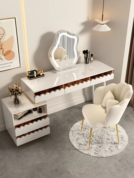 Toaletný stolík, spálne, moderná jednoduché, skrinka na odkladanie vecí, jeden kus luxusu, Nordic siete red iny garderobiér štýl tabuľky