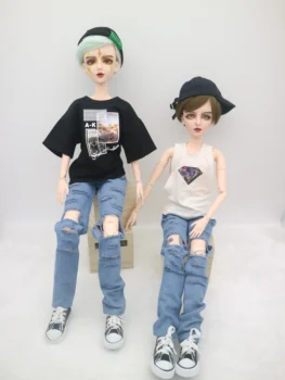 BJD bábiky Prispôsobené mužským BJD bábiky DIY Plastové bábiky 24 kĺbov lopta, bábika Chlapec bábiky