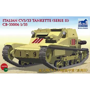 BRONCO CB35006 1/35 taliansky CV3/33 Tankette - zmenšený Model Auta