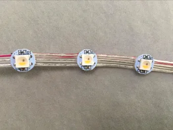 100ks/string adresný SK6812-RGBW(teplá biela) s led chladič(10 mm*3 mm);DC5V vstup;5cm drôt medzery;so všetkým jasné, drôt 100ks/string adresný SK6812-RGBW(teplá biela) s led chladič(10 mm*3 mm);DC5V vstup;5cm drôt medzery;so všetkým jasné, drôt 1