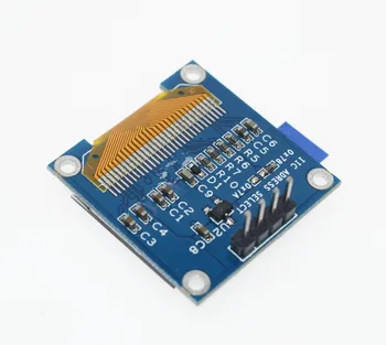 Žltá modrá dvojité farba 128X64 OLED LCD LED Display Modul Pre Arduino 0.96