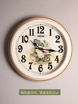 Hodiny nástenné hodiny jednoduché módy v Európskom štýle obývacej izby domov quartz hodiny kolo spálňa tichý hodiny kreatívne nástenné hodinky Hodiny nástenné hodiny jednoduché módy v Európskom štýle obývacej izby domov quartz hodiny kolo spálňa tichý hodiny kreatívne nástenné hodinky 1