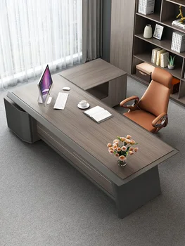 Luxusné šéf písací stôl, predseda stôl, veľká trieda písací stôl, minimalistický moderného manažéra v kancelárii, správcu stôl, pozadie v kabíne Luxusné šéf písací stôl, predseda stôl, veľká trieda písací stôl, minimalistický moderného manažéra v kancelárii, správcu stôl, pozadie v kabíne 3