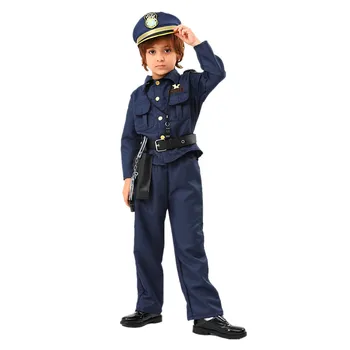 Polícia kostýmy pre deti úlohu obliekanie policajné uniformy prázdninové hry pre deti, darčeky Polícia kostýmy pre deti úlohu obliekanie policajné uniformy prázdninové hry pre deti, darčeky 3
