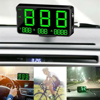 Veľký Displej prekročenia rýchlosti Upozornenie Motocykle nákladné Vozidlo Systém Digitálneho Bicykli Displej GPS Tachometer Alarm Auto HUD Elektronika Univerzálny Veľký Displej prekročenia rýchlosti Upozornenie Motocykle nákladné Vozidlo Systém Digitálneho Bicykli Displej GPS Tachometer Alarm Auto HUD Elektronika Univerzálny 3